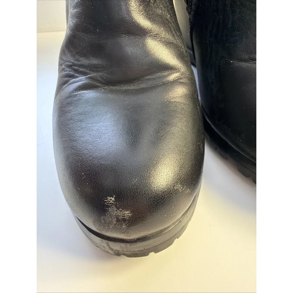 Artica Browns Exclusive leather Waterproof winter Wedge ankle boots size 38‎